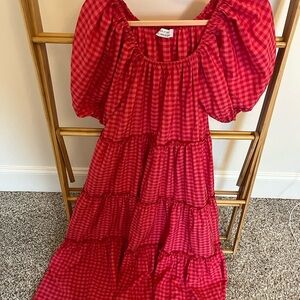 NWOT pink Maxi Dress